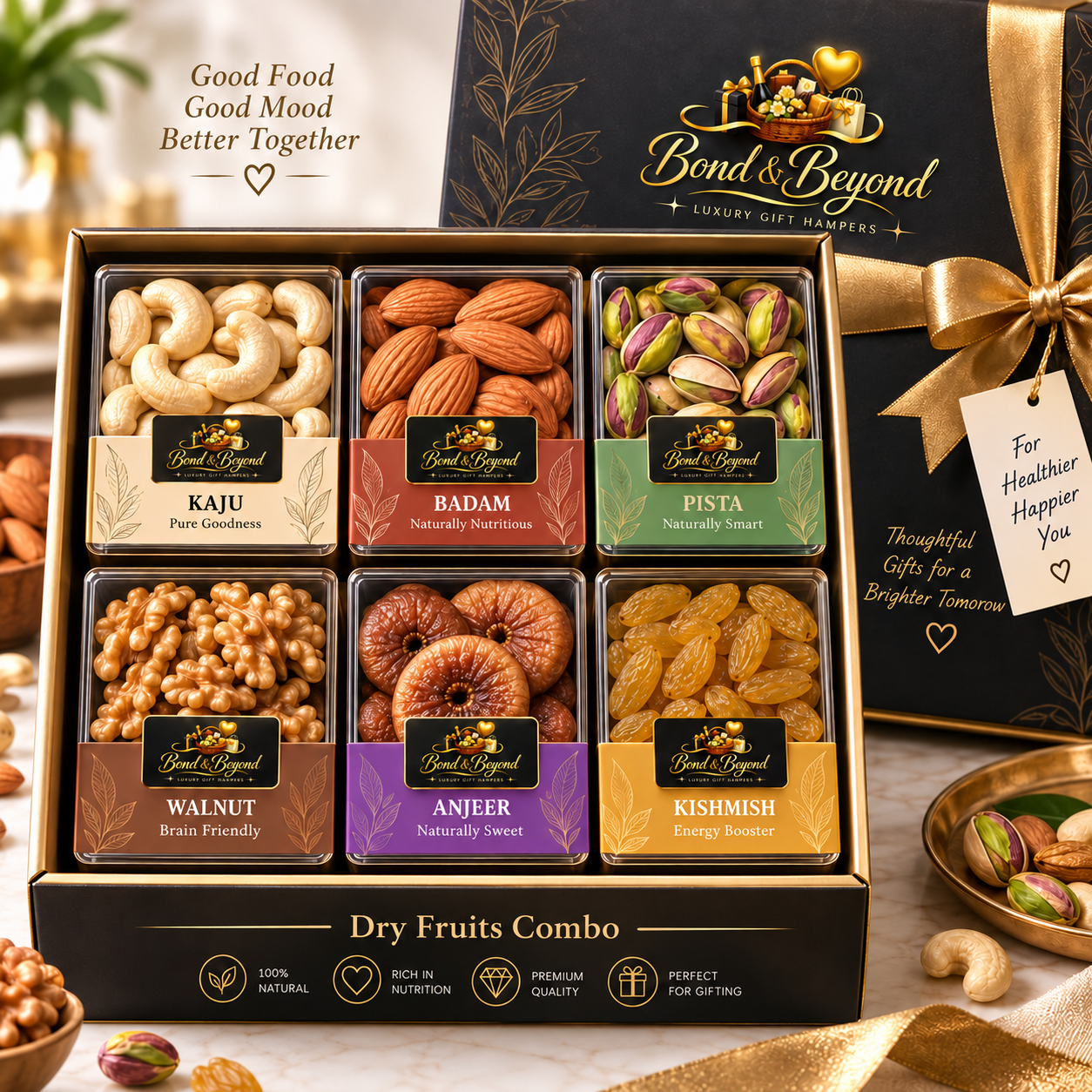 Luxury 6-in-1 Dry Fruits Combo